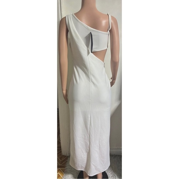 NWT RACHEL Rachel Roy Women’s Cutout One Shoulder Maxi Gown - Picture 5 of 13